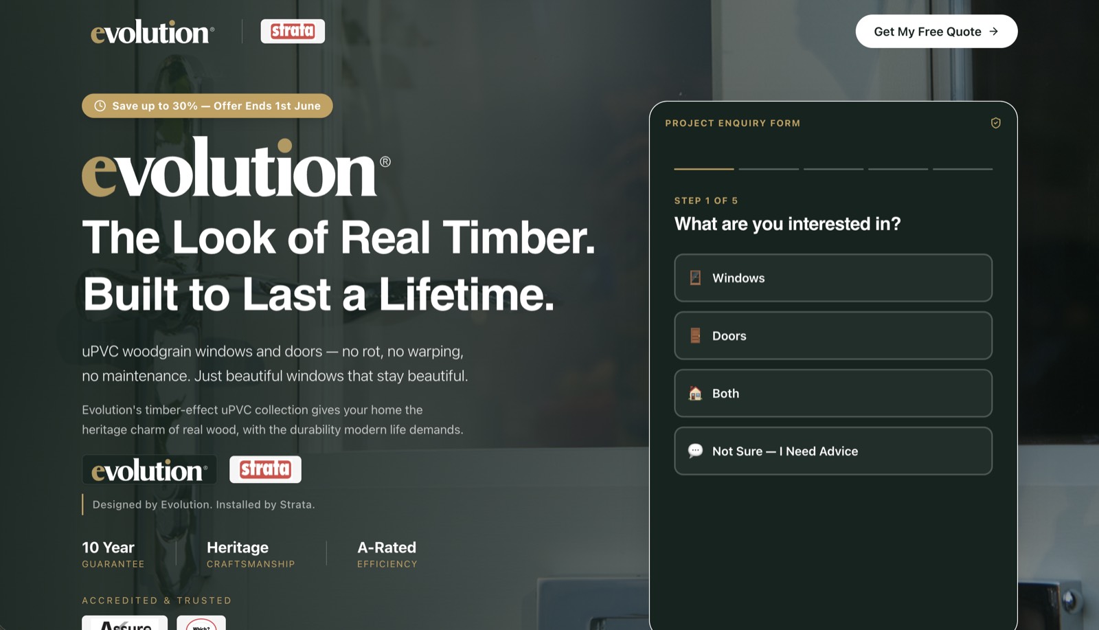 Strata x Evolution Timber Look